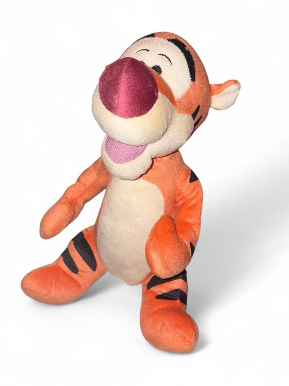Disney Tigger Plush - Orange with Cream and Pink Accents